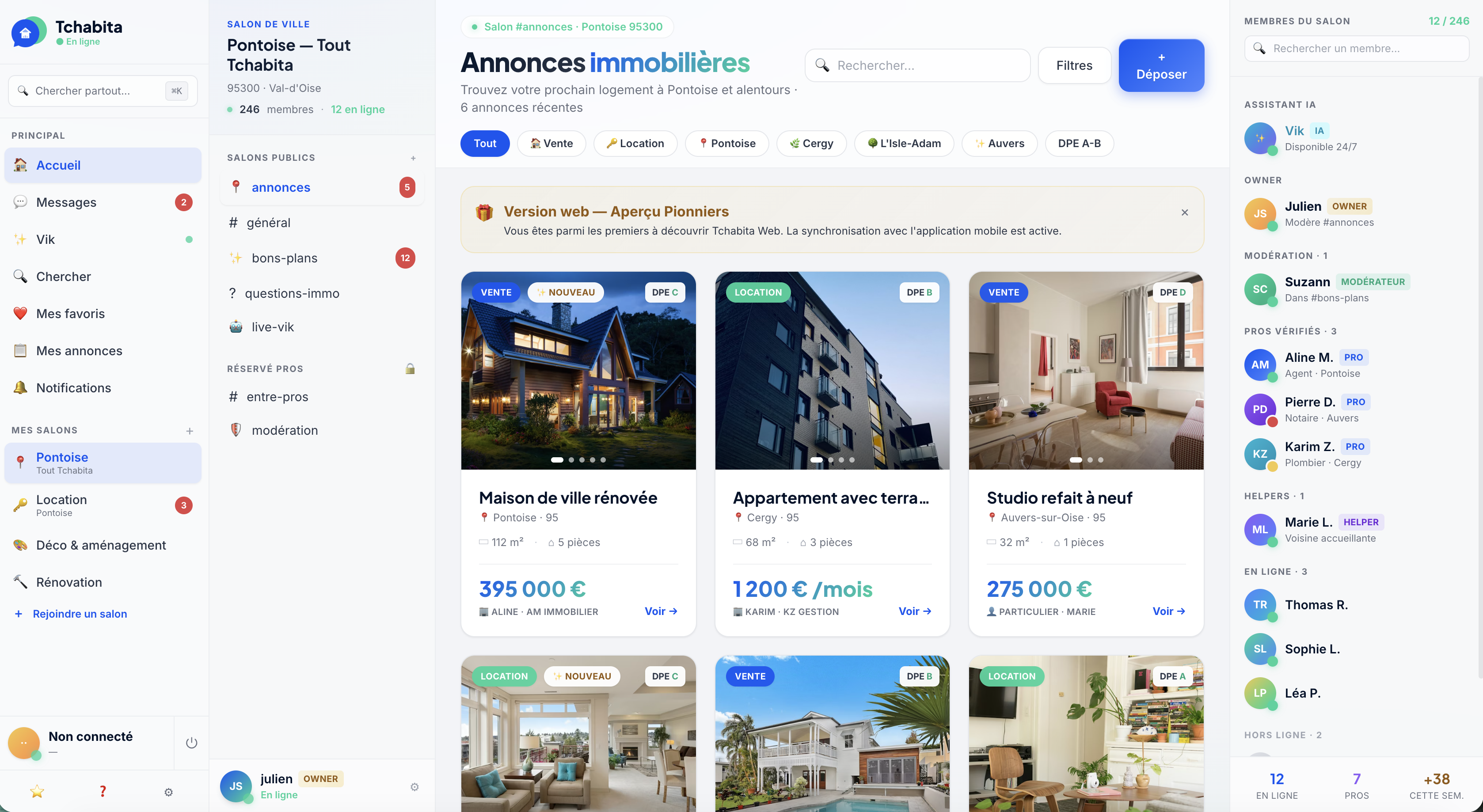 Tchabita Web — Pontoise